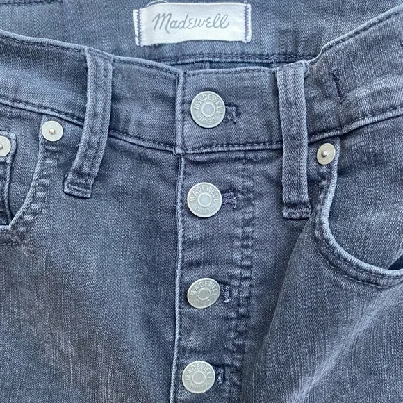 Madewell Charcoal Flare & Wide Leg Jeans - Picture 5 of 7